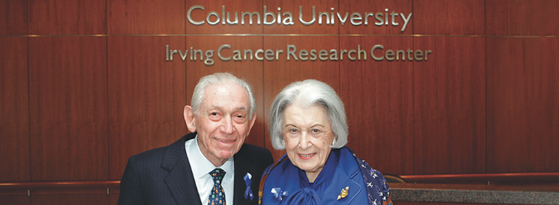 Elderly couple posing for a photo