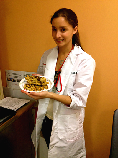 photo of person holding plate of food