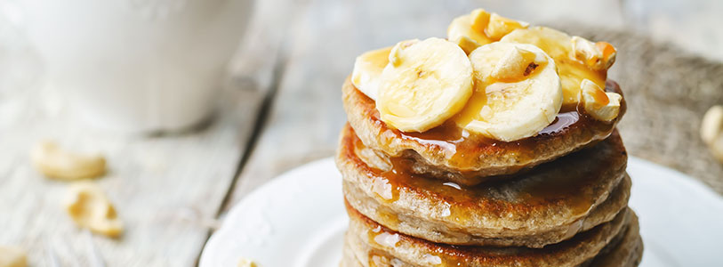 photo of banana quinoa pancakes