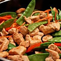 photo of summer chicken stir fry