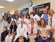 group of doctors posing for photo