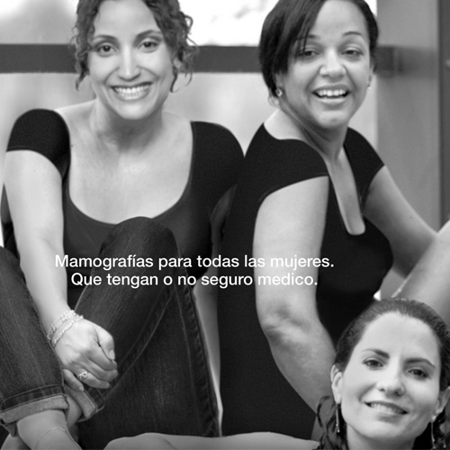 Mamografías para todas las mujeres. Con o sin seguro medico.