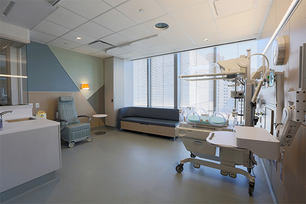 Cohen NICU room