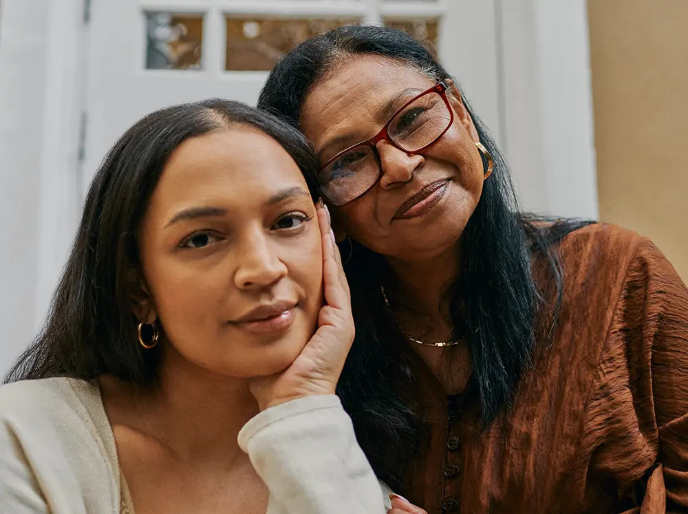 Mother and daughter.